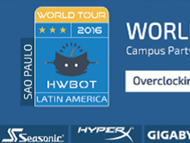 HWBOT World Tour 2016 Lands in Brazil