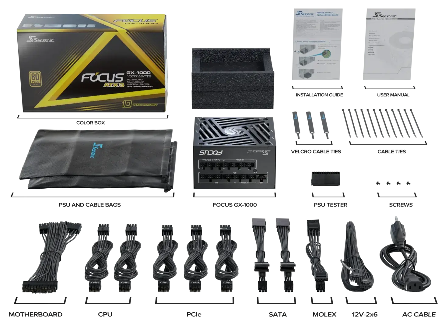 Seasonic FOCUS GX ATX 3.1 - Best PSU for You PC