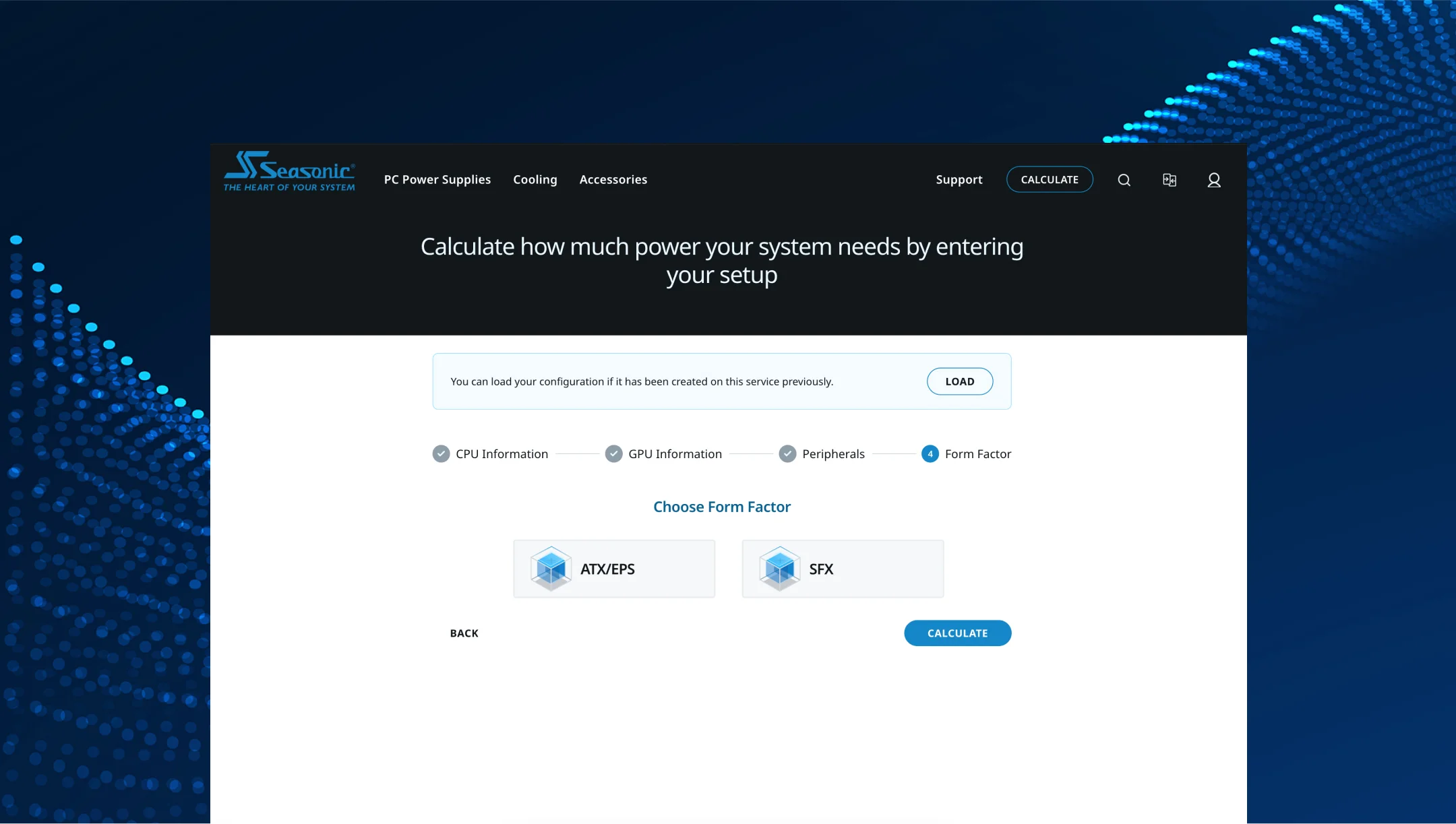 online PSU wattage calculators