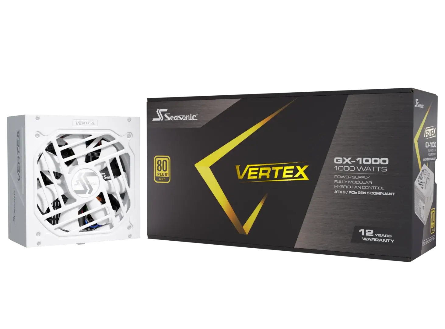 Sea Sonic VERTEX GX White ATX 3.1 | 80 PLUS Gold PSU