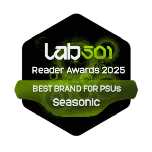 Seasonic wins Best Power Supply of 2025 in Lab501 Reader Awards, part of the European Hardware Association Awards