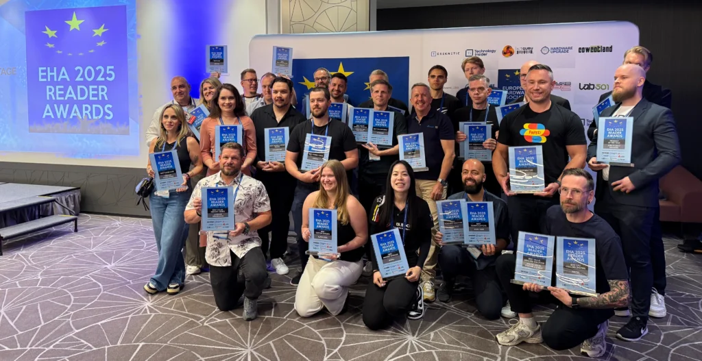 Stage moment at EHA Reader Awards 2025, Seasonic recognized as Best Power Supply