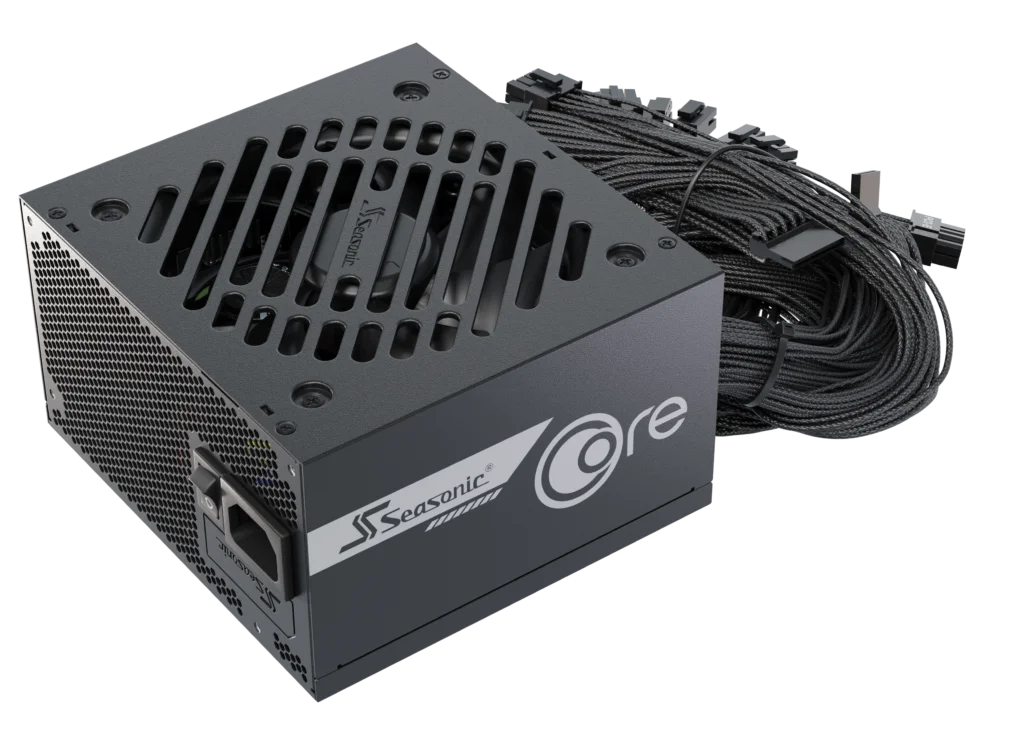 Seasonic CORE Series ATX 3.1 – Internal View with Cover
