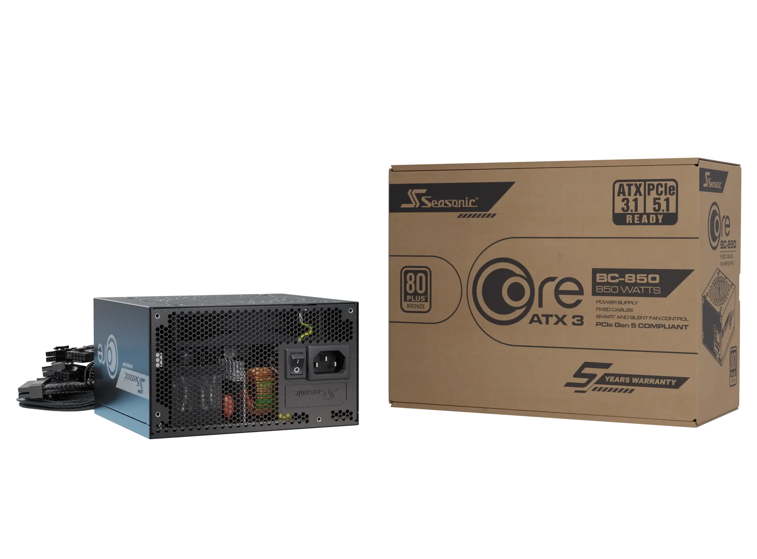 Seasonic CORE BC Series | 80 PLUS Bronze ATX 3.1 PSU