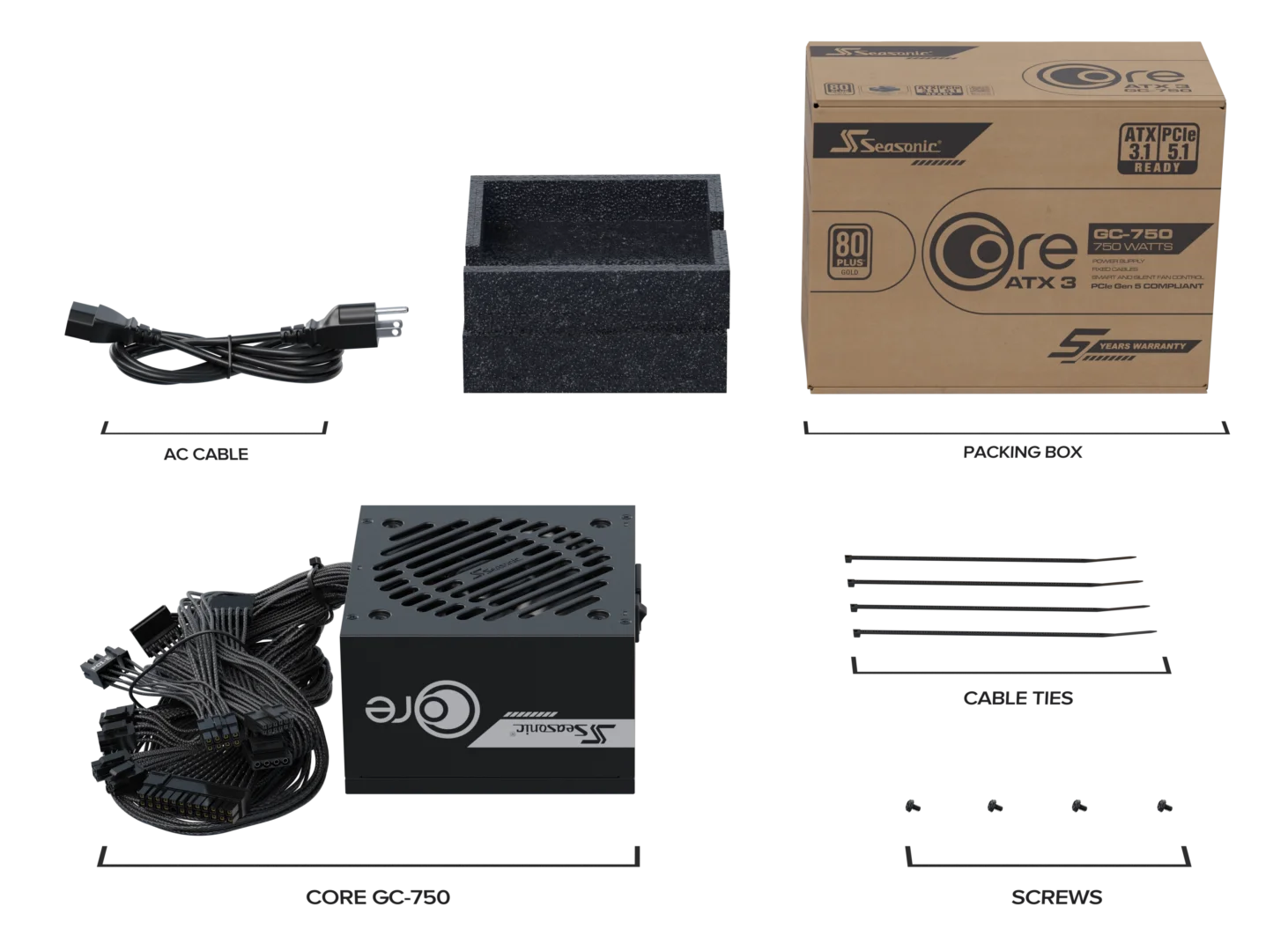 CORE GC ATX 3.1 - 750 gallery image 2