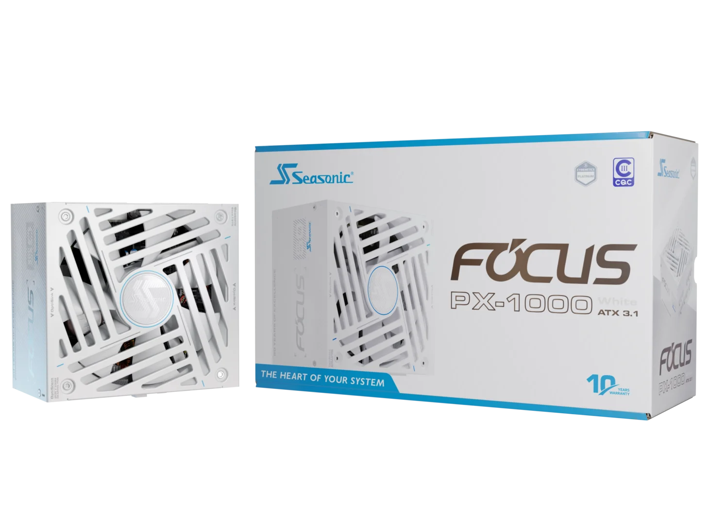FOCUS PX White ATX 3.1 v5 - 1000 gallery image 1