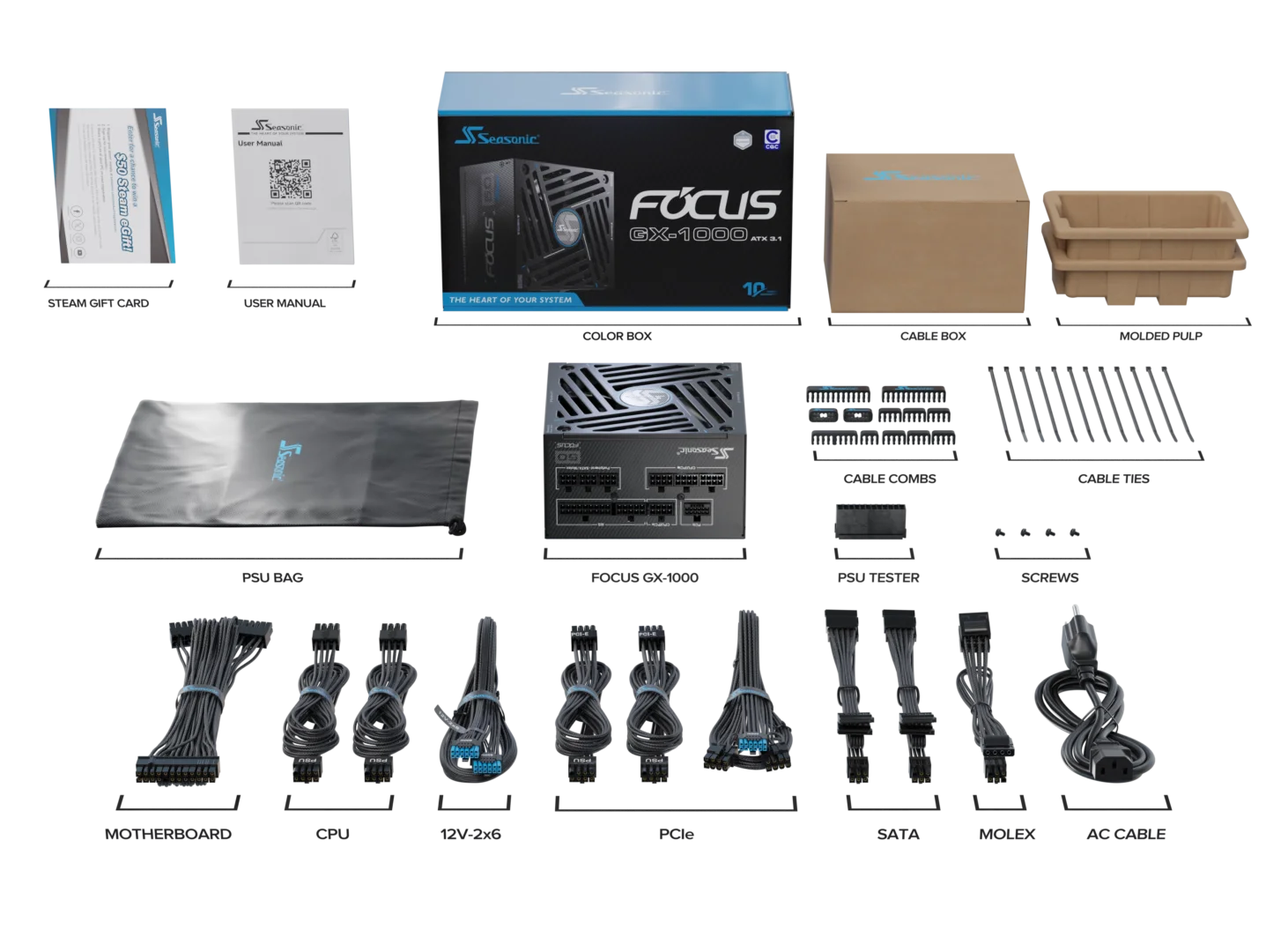 FOCUS GX ATX 3.1 v5 - 1000 gallery image 2