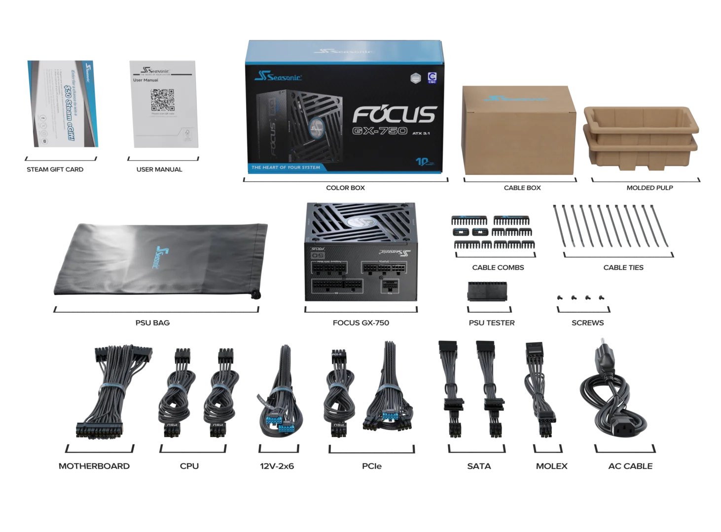 FOCUS GX ATX 3.1 v5 - 750 gallery image 2