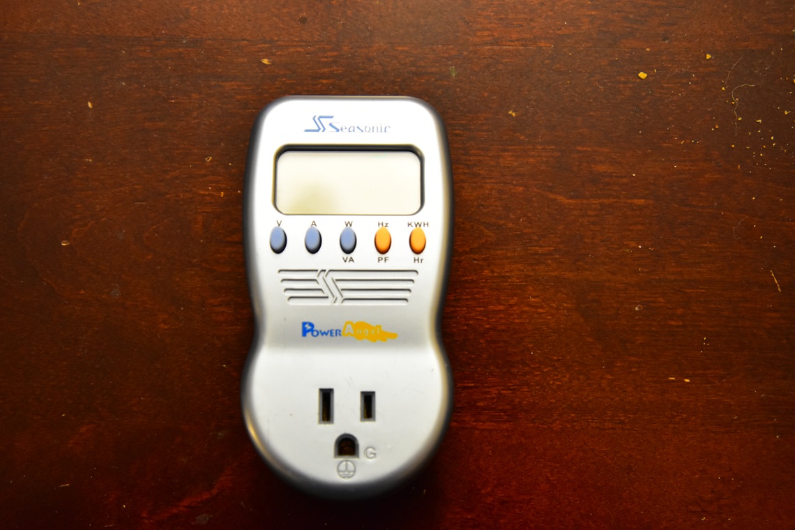 Seasonic Power Angel displayed in a museum-style case