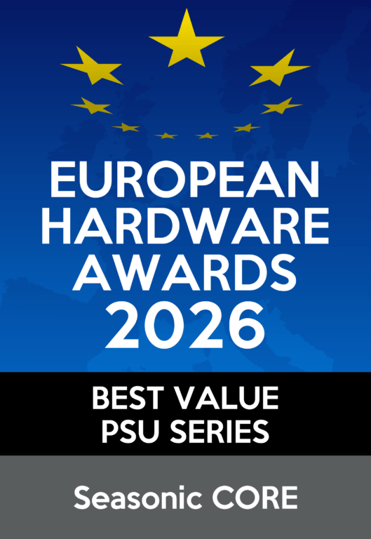 European Hardware Awards 2026 for Best Value PSU Series for Seasonic CORE
