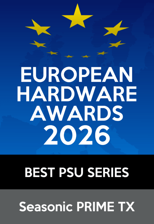 European Hardware Awards 2026 for Best PSU Series for Seasonic PRIME TX