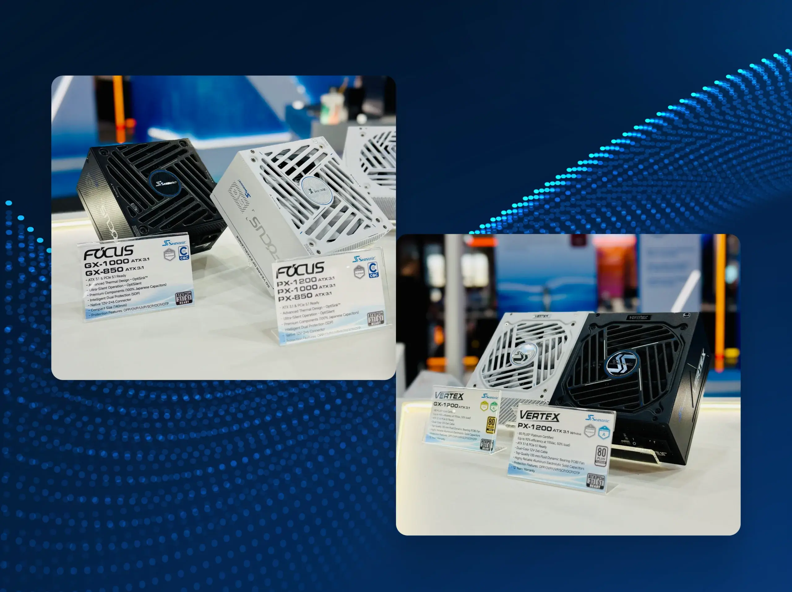 Seasonic VERTEX, FOCUS, CORE