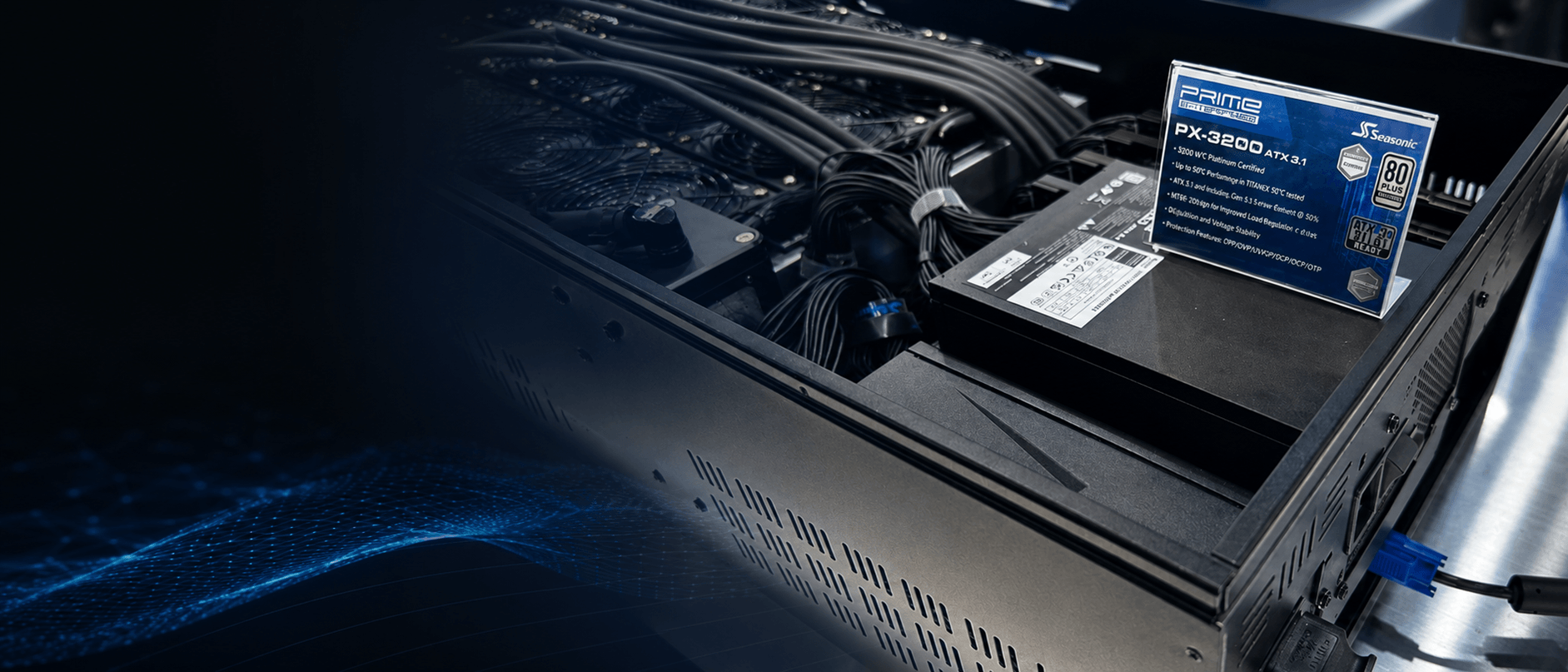 AI workstation PSU trends shown in Seasonic COMPUTEX 2026 server power demo