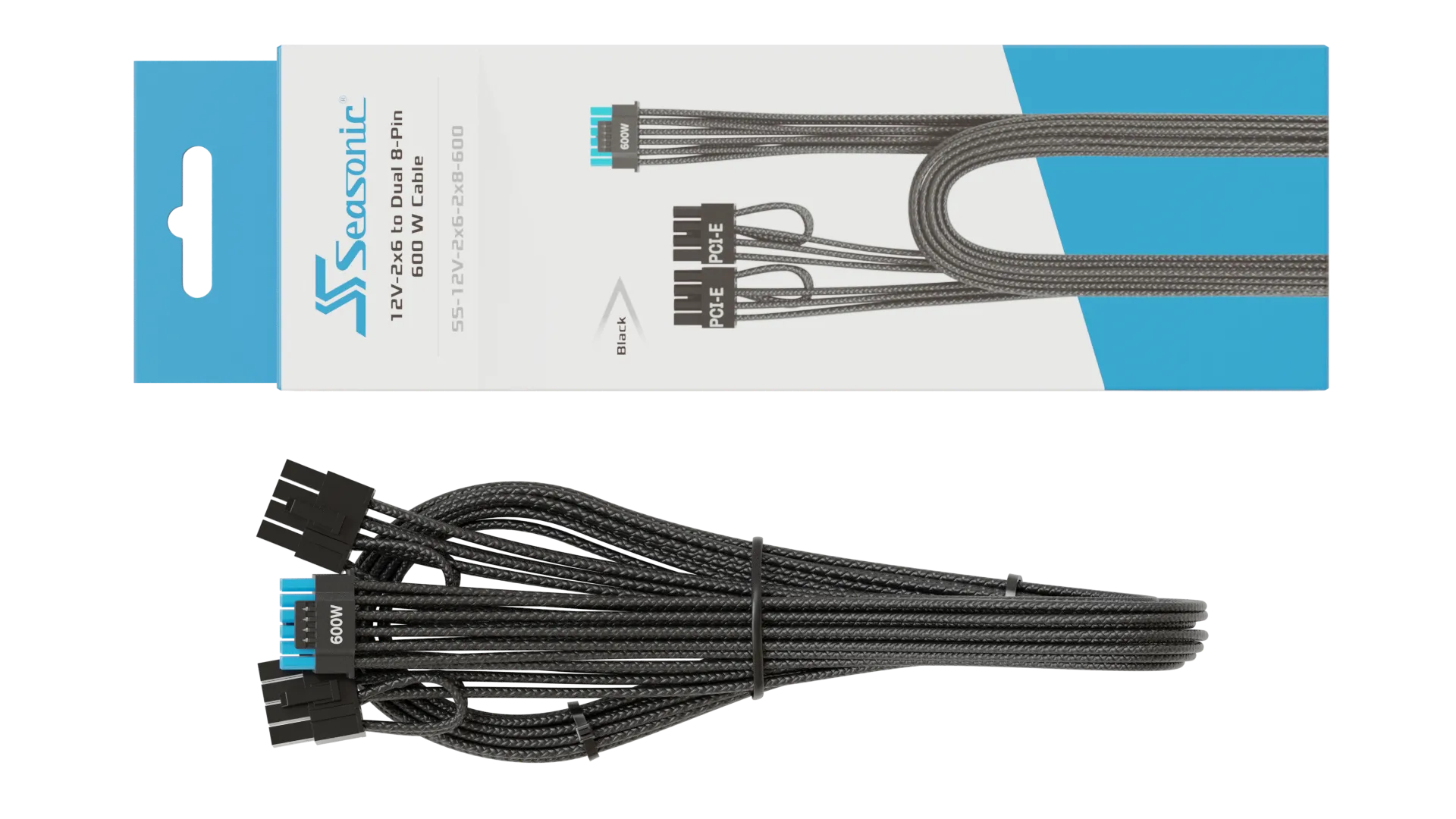 Seasonic 12V-2×6 to 2× 8-pin PCIe gallery image 2