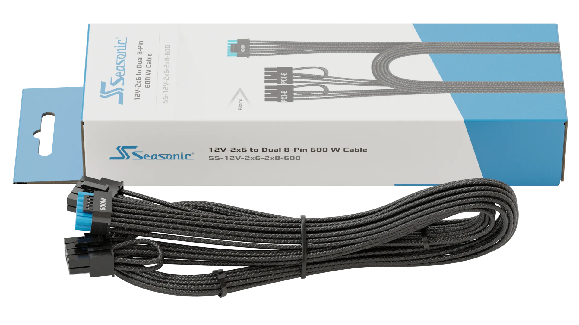 Seasonic 12V-2×6 to 2× 8-pin PCIe gallery image 3